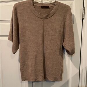 The Limited, short sleeve, khaki short sleeve, sweater like